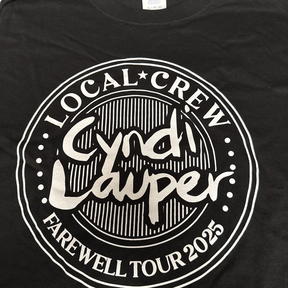 Cyndi Lauper Tour Shirt - XL - Black - Image 1 of 1