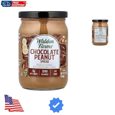 Chocolate Peanut Spread - Cero calorías, bajo en carbohidratos, apto para cetogénicos, sin azúcar... Foto 1 de 3