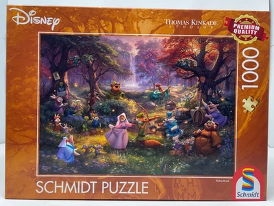 Rompecabezas Schmidt ~ Robin Hood de Thomas Kinkade ~ 1000 piezas  Foto 1 de 2