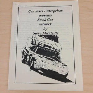 Vintage 1993 Steve Mirabelli NASCAR Artwork Catalog - Car Stars Enterprises - Picture 1 of 7