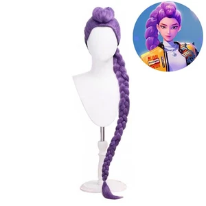 KPop Demon Hunters Rumi Cosplay Wig Synthetic Hair Halloween Carnival - Picture 1 of 4