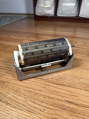 Sintonizador amplificador de potencia lineal HF bobina inductor rodillo variable ruso gigante Foto 1 de 4