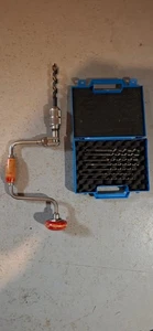 COFFRET DE 8 MECHES   A BOIS FAMMAB AVEC VILEBREQUIN A CLIQUET - Picture 1 of 5