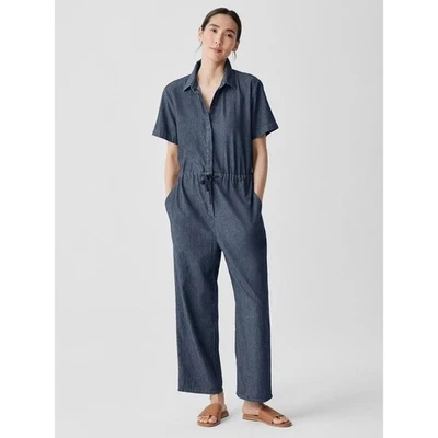 Mono Eileen Fisher Algodón Orgánico Nuevo con Etiquetas X Cápsula Silencioso Lujo Dinero Antiguo Foto 1 de 4