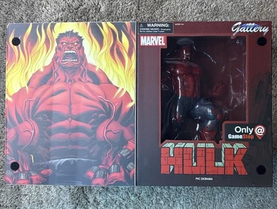 Red Hulk GameStop Exclusive Diamond Select Gallery PVC Diorama Action Figure NEW - Image 1 of 4