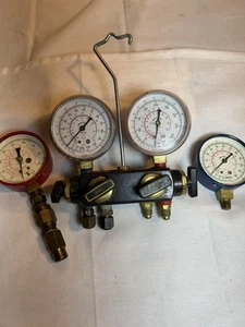 Gould Imperial Eastman Gauge Set Refrigerant R-502 + extras - Picture 1 of 11