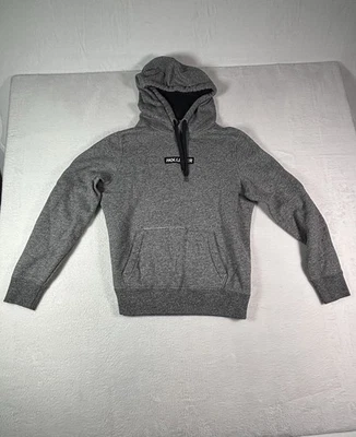 Hollister Hombre Azul Claro Manga Larga Bolsillos Polar Pullover Sudadera con Capucha Talla Mediana Foto 1 de 4