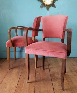 Vintage French bridge chairs - Picture 1 of 9