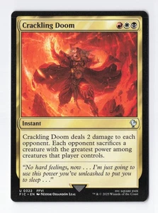 Crackling Doom Normal U Final Fantasy MTG Magic the Gathering Card NM - Picture 1 of 2