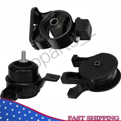 Переднее и заднее крепление двигателя 3 шт. 10-13 для Hyundai Santa Fe / Kia Sorento 2WD авто - Изображение 1 из 4