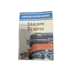 Steam trains consise color guides mini pocket book Paperback  - Picture 1 of 2