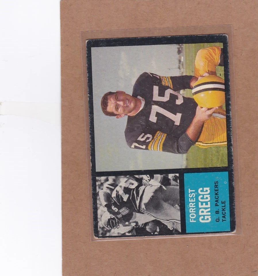 1962 TOPPS FOOTBALL FORREST GREGG #70 PACKERS VGEX *A39068 - Image 1 of 1