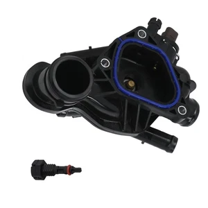 Thermostat Housing with Sensor for Peugeot 207 2006-2010 1.6L 7136105J - Picture 1 of 11