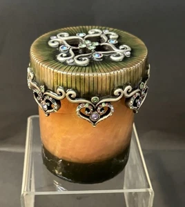 Vela Votiva Jay Strongwater Verde MULTICOLOR Embellecida - Imagen 1 de 4