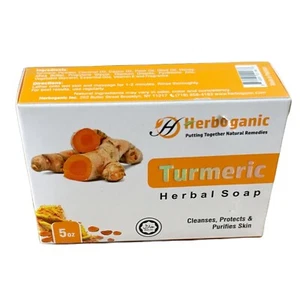 Jabón de hierbas de cúrcuma barra de 5 oz | Paquete natural prensado en frío de 1,3 o 6 cuidado de la piel - Imagen 1 de 36