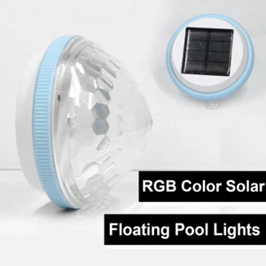 Solar Schwimmend Pool Licht Wiederaufladbar LED Außenbereich Lampen Wasserdicht - Bild 1 von 9