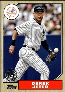2022 Topps Update 1987 Topps Anniversary Insert #87TBU-33 Derek Jeter Yankees - Picture 1 of 1