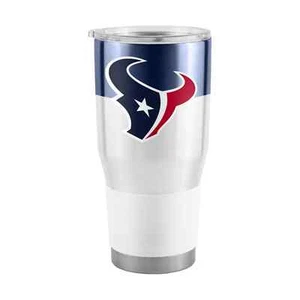 Houston Texans 30oz Tumbler Mug Stainless Steel Colorblock Logo NFL Cup - Picture 1 of 7