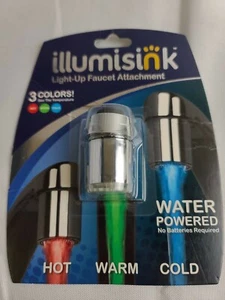 Illumisink Rubinetto LED Attacco Cambia Colore per Indicare Temperatura DIVERTENTE! - Foto 1 di 2