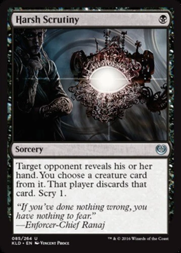 Harsh Scrutiny ~ Near Mint Kaladesh MTG Magic UltimateMTG Black Card - Image 1 of 1