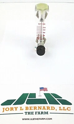 SCFH AIR FLOWMETER, 0-200, 1/2" MNPT, 1 LOT OF 2, SURPLUS - Image 1 of 4