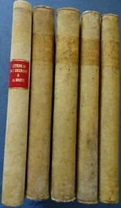 Conyers Middleton-Storia della vita di M.T. Cicerone-5 tomi-Napoli 1748 Porsile - Picture 1 of 12