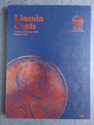 Carpeta de monedas de centavos Whitman Lincoln 2014-2025 número 4 álbum libro 4004 Foto 1 de 4