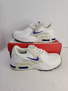 Scarpe da corsa Nike Air Max Excee donna taglia 6,5 bianco blu lapislazzuli CD5432 122 - Foto 1 di 9
