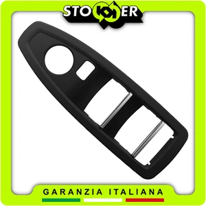 Finitura Cover Pulsantiera Rivestimento Guida BMW 1 3 4 Serie F NERA + CROMATURA - Imagen 1 de 14