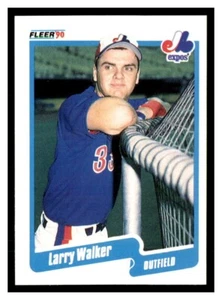 1990 Fleer #363 LARRY WALKER RC - Montreal Expos - Picture 1 of 1