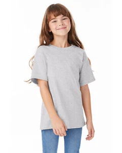 2 Pack Of Hanes 5480 Youth Short Sleeve T Shirt Essential-T Stylish Top T-Shirt - Picture 1 of 34