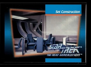 #87 Set Construction (BASE) 1992 Impel Star Trek the Next Generation (EX)(OTH) - Picture 1 of 2
