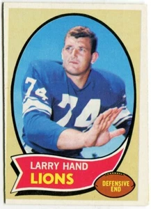 1970 Topps #149 Larry Hand Detroit Lions - Rookie Card - Picture 1 of 2