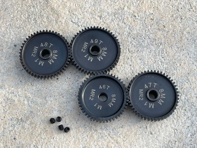 8mm Mod 1.0 Pinion Gears 46-49T  SPEED GEARS RATED TO 200+ MPH!! - Image 1 of 2