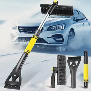 Ice Scrapers for Car Windshield,32“Snow Brush for Car with Ice Scraper, Retracta - Picture 1 of 6