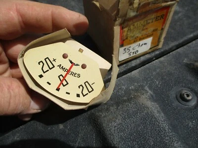 1935 CHEVY STANDARD AMMETER AMP GAUGE NORS - Image 1 of 4