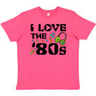 Inktastic I Love The '80s-musical Notes Youth T-Shirt 80s Eighties Headphones