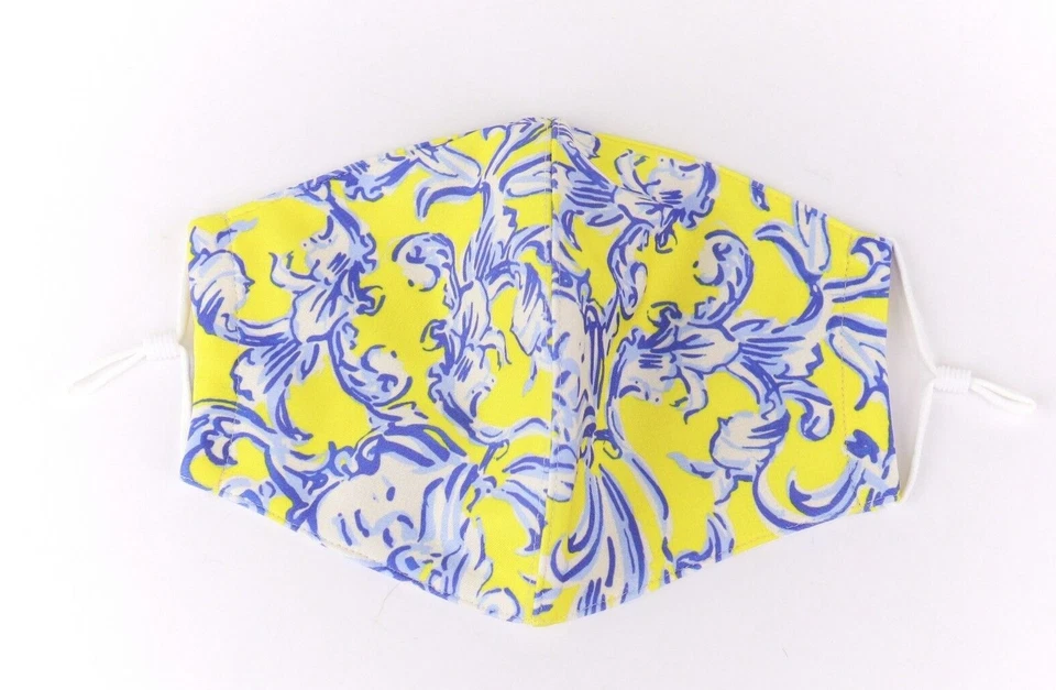 NIP Tory Burch Floral Two Layer Adjustable Mask Face Cover Pick a deisgn - Image 1 of 4