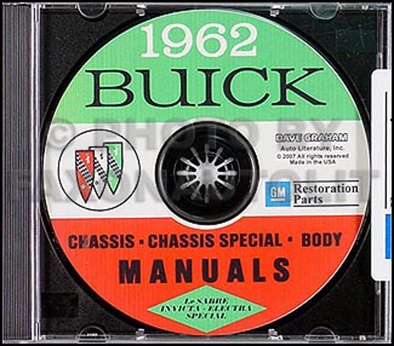 1962 Buick CD Tienda Manual Y Cuerpo Servicio Lesabre Electra 225 Invicta Repair - Imagen 1 de 1
