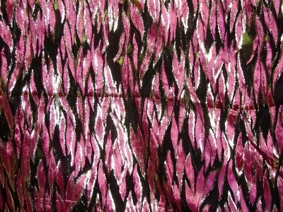 Lo último Rosa Plata y Negro Terciopelo Burnout en Tela de Gasa por Yarda 45" de Ancho Foto 1 de 2