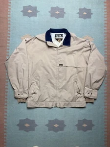 Zero restriction golf outerwear jacket gore tex pullover windbreaker beige XL - Picture 1 of 10