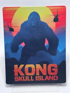 Kong Skull Island Steelbook 4K UHD + 3D Blu-ray + Blu-ray Very Rare and OOP READ - Picture 1 of 12