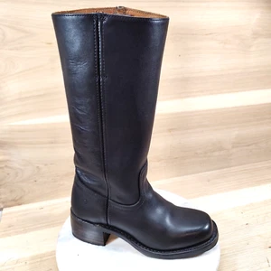 Botas Frye Campus Mujer 7 M Negras 14L Puntera Cuadrada Western - Imagen 1 de 10