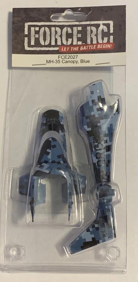 Force Heli FCE2027 Canopy Blue : MH-35  - Image 1 of 1