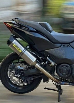 TITANIUM EXHAUST HEADERS YAMAHA T-MAX 530 DX / SX 2017 - 2019 T-MAX 2021 - 2024 — 第 1/4 张图片