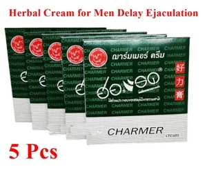 5 pezzi Charmer Horad Crema Uomo Ritardante Relazione Eiaculazione Lungo Tempo - Foto 1 di 11