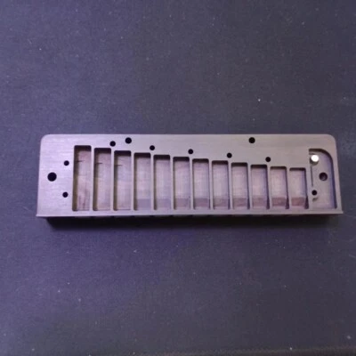 EBONY WOOD COMB for Suzuki G-48 12-hole Gregoire Maret CHROMATIC HARMONICA - Image 1 of 4