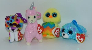 4 clips de gorro y gorro de cesta surtidos Ty TWEET-GISELLE-LANA-WAVES nuevos con etiquetas - Imagen 1 de 1