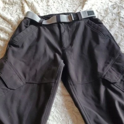 CB Sports Cargo Insulated Lined Ankle Elastic Sz. M Ski Snowpants with Belt - Image 1 of 4