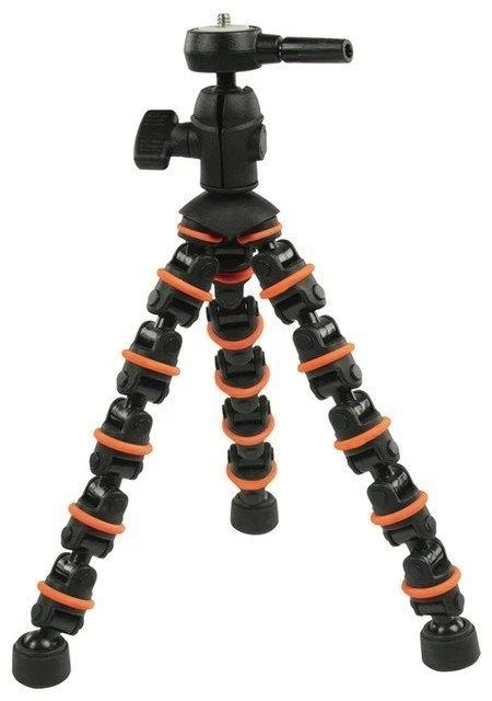 NEW CAMLINK TP-140 285MM LIGHTWEIGHT 309G FLEXIBLE 6 SECTION TABLE TRIPOD - Image 1 of 1
